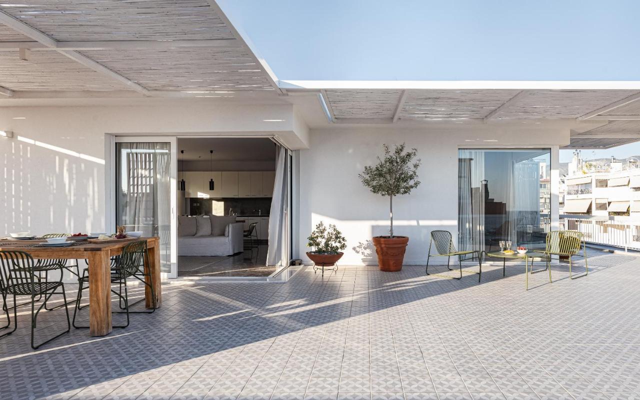 Sea View Beach Penthouse - Athens Coast Eksteriør bilde